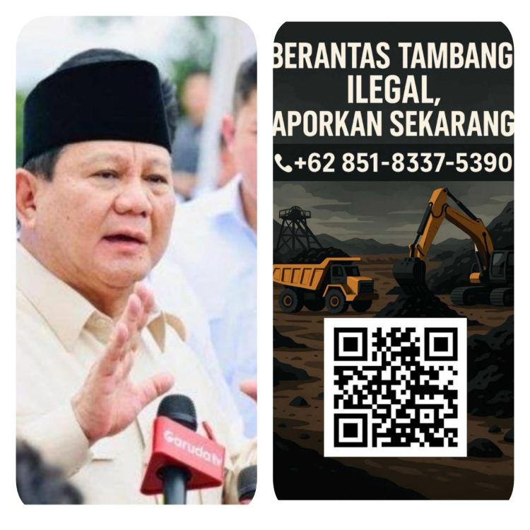 Presiden Prabowo Berikan Perintah Agar Tambang Ilegal di Indonesia Di Tutup