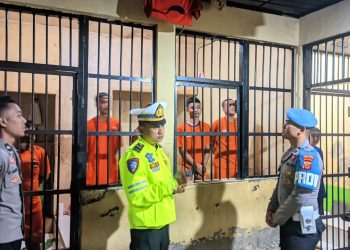 Rutin Cek Ruang Tahanan, Upaya Polres Purwakarta Jamin Keamanan