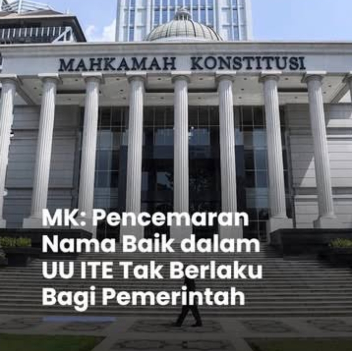 Putusan MK: Kritik ke Pemerintah Tidak Bisa Dipidana Berdasarkan UU ITE