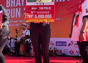 Polwan Polres Purwakarta Raih Juara Dalam Lodaya Bhayangkara Run 2025