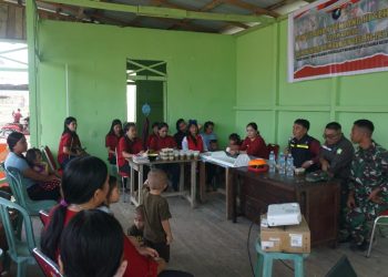 Warga Antusias Ikuti Penyuluhan Kesehatan TMMD Ke-125 KODIM Sintang