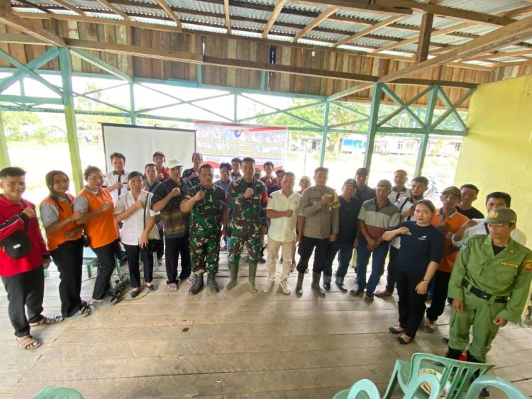 TMMD Ke-125 Kodim Sintang Gelar Penyuluhan Bahaya Narkoba Bagi Masyarakat