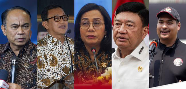 Prabowo Reshuffle Kabinet, 5 Menteri Diganti di Tengah Gejolak Publik
