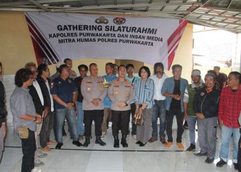 Media dan Polri Satu Visi, Kapolres Purwakarta Gelar Gathering Silaturahmi Bersama Wartawan