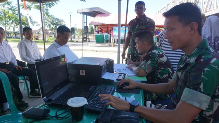 Sambut HUT TNI ke-80, Kodim 1206/PSB Gelar Karya Bakti dan Bakti Sosial