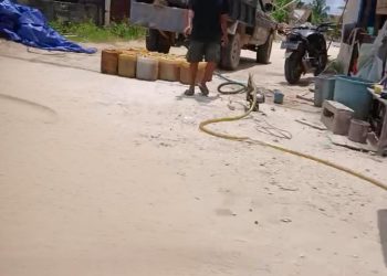 Mafia BBM Subsidi Kian Berani : Kios Ilegal dan Tangki Siluman Terang-Terangan Beraksi di Sintang, Kemana Keberadaan APH?