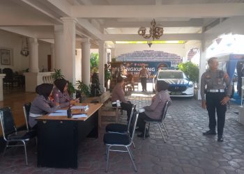 Program Service Gratis Satlantas Polresta Surakarta Bersama Driver Ojol