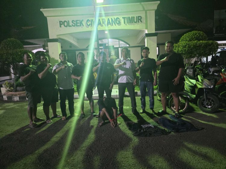 Unit Reskrim Polsek Cikarang Timur Berhasil Amankan Target Operasi Pelaku Curanmor