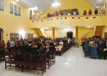 Jemaat GPM Yatoke Padati Ibadah Kunci Tutup Tahun 2025