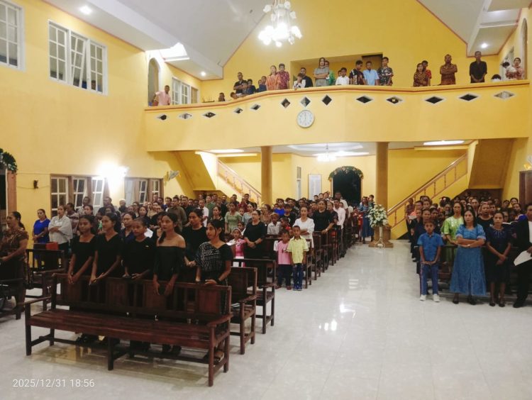 Jemaat GPM Yatoke Padati Ibadah Kunci Tutup Tahun 2025