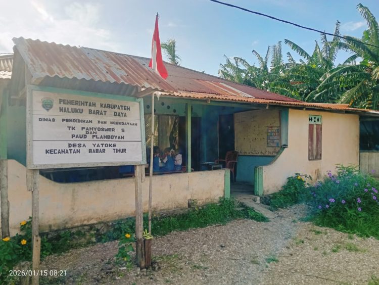 Dua Tahun Tidak Menerima Dana BOS, TK Fanyoswer 5 di Desa Yatoke Tetap Beroperasi