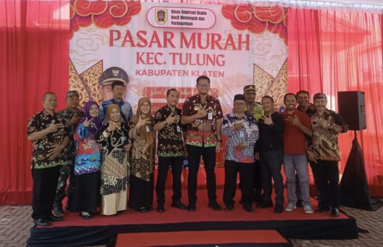 Rangkain Pasar Murah Klaten di Kecamatan Tulung