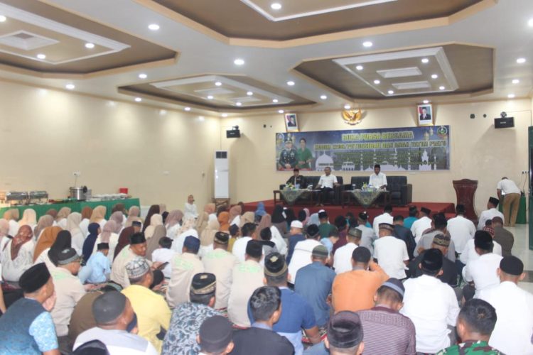 Kodim 1206/Putussibau Gelar Doa Bersama dan Buka Puasa Bersama Yayasan Yatim Piatu Baitul Maqdis dalam Rangka HUT Persit KCK ke-80 Tahun 2026