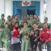 Dalam Rangka Memperingati HUT Ke-62 Dharma Pertiwi, Persit KCK Cabang L Kodim 1206/Putussibau Gelar Giat Baksos Donor Darah