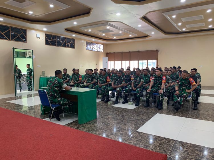 Guna Mengasah Dan Meningkatkan Profesionalisme Teritorial, Kodim 1206/Putussibau Gelar Latihan Teknis Teritorial