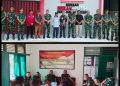 Danrem 121/Abw Dengan di Dampingi Dandim 1206/Psb Kunjungi Koramil Jajaran dan Cek Pengerjaan Koperasi Desa Kelurahan Merah Putih