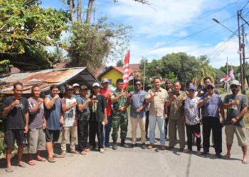 Kodim 1206/Putussibau Gerakkan Program Kampung Merah Putih di Kelurahan Hilir Kantor