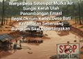 Oknum Kades Desa Bati Bungkam Saat Dipertanyakan Aktivitas PETI di Desanya, Warga Murka Air Sungai Keruh Bagaikan Tanah Kuning