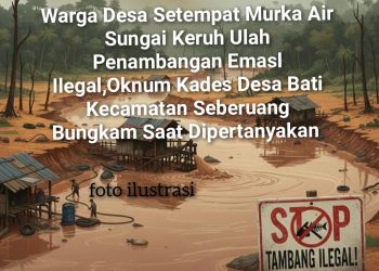 Oknum Kades Desa Bati Bungkam Saat Dipertanyakan Aktivitas PETI di Desanya, Warga Murka Air Sungai Keruh Bagaikan Tanah Kuning