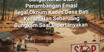 Oknum Kades Desa Bati Bungkam Saat Dipertanyakan Aktivitas PETI di Desanya, Warga Murka Air Sungai Keruh Bagaikan Tanah Kuning