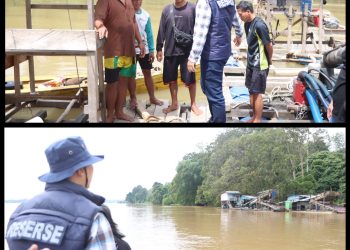 Satreskrim Polres Sekadau Patroli Sungai Kapuas dan Sungai Sekadau, Tidak Temukan Aktivitas PETI