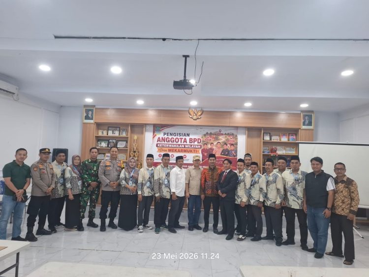 Pengisian Anggota BPD Keterwakilan Wilayah Desa Mekarmukti di Menangkan Oleh Adam Bahtiar