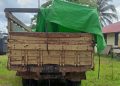 Polres Melawi Telah Amankan Satu Buah Truk Bermuatan Kayu Ulin Ilegal, Pemilik Salah Satu Warga Dari Kalteng
