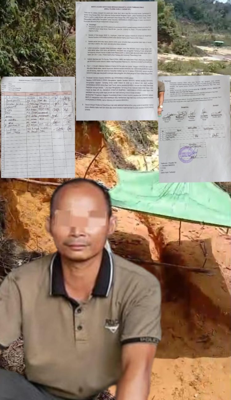 Mediasi Sangketa Lahan Tambang Emas Yang Diduga Ilegal di Areal PlASMA 2 Sejiram Belum Ada Titik Terangnya Hingga Kini,Warga Meminta Kepada Pihak Terkait Usut Tuntas, (Jangan Tumpul Keatas Tajam ke Bawah)