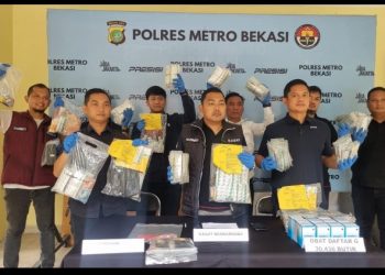 30 Ribu Lebih Pil Obat Keras Disita, 14 Pengedar Diciduk Satresnarkoba Polres Metro Bekasi