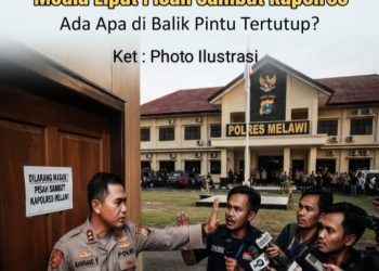 Beberapa Jurnalis Melawi Memanas, Kasi Humas Polres Melawi Larang Awak Media Liput Pisah Sambut Kapolres, Ada Apa di Balik Pintu Tertutup?