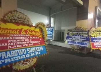 Rakernas LAKI Bersama Pro GIB Dibanjiri Karangan Bunga, Termasuk dari Presiden Prabowo