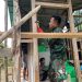 Sentuhan Hangat TNI di Perbatasan: Satgas TMMD 1206/Psb Akselerasi Bedah Rumah Warga