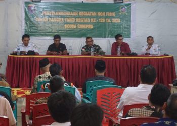 Bangun Kesadaran dan Ketahanan Masyarakat, Satgas TMMD Regtas Ke-129 Kodim 1206/Putussibau Gelar Penyuluhan Kamtibmas dan Pertanian