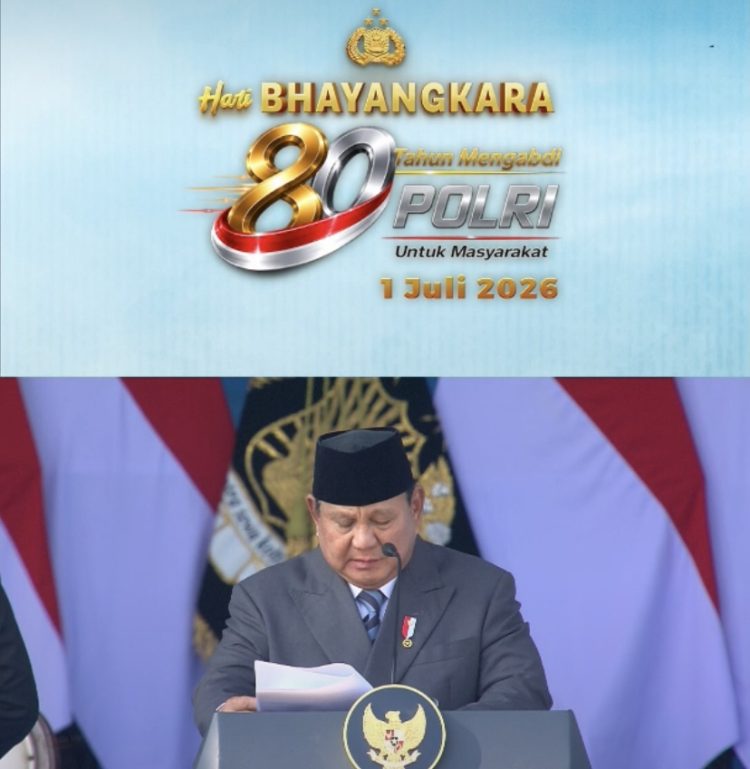 Hari Bhayangkara ke-80 Digelar di Cikeas, Prabowo Pimpin Upacara 9.000 Peserta