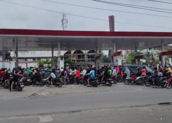 Antrean Panjang Terjadi di SPBU Medan, BBM Pertalite dan Pertamax Langka