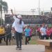 Kodim 1206/Putussibau Hadiri Senam Bersama dan Lomba Semarak HUT Ke-81 Kemerdekaan RI di Polres Kapuas Hulu