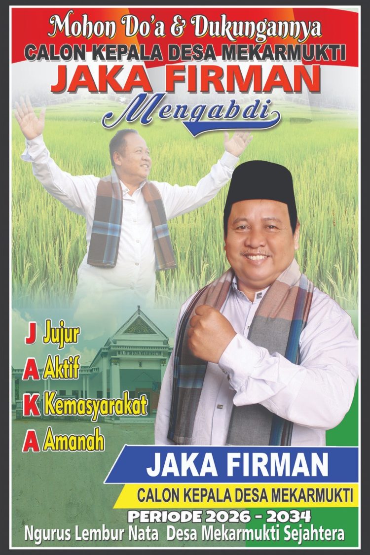 Jaka Bakal Calon Kepala Desa Mekarmukti Yang Amanah Kepada Masyarakat