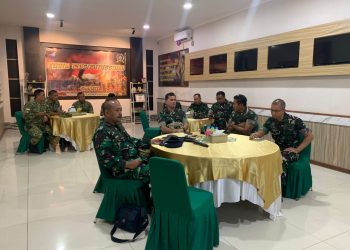 Sosialisasi Pencegahan Karhutla, Tim Penyuluh Pati dan Pamen Mabes TNI Gelombang Kedua Kunjungi Kodim 1206/Putussibau