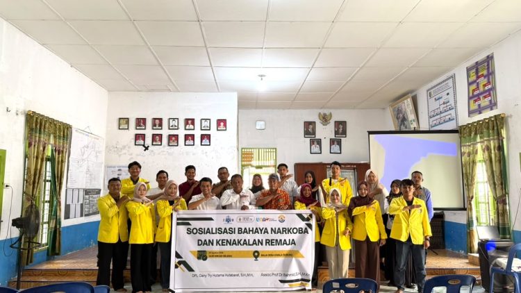Dosen UNA Sosialisasi Bahaya Narkoba dan Kenakalan Remaja di Desa Kuala Gunung, Batu Bara