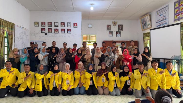 Penutupan Mahasiswa KKN di Kantor Kepala Desa Kuala Gunung Kabupaten Batu Bara