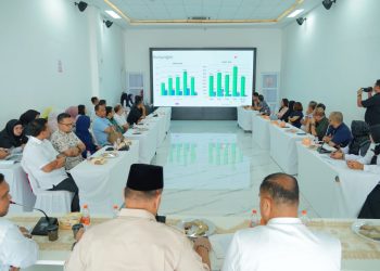 Komitmen Tingkatkan Pelayanan Kesehatan, Bupati Baharuddin Bertemu Dokter RSUD H. OK Arya Zulkarnain
