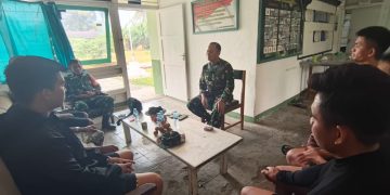 Musim Rawan Karhutla, Tim Penyuluh Mabes TNI Ingatkan Warga Embaloh Hulu Jangan Membakar Lahan