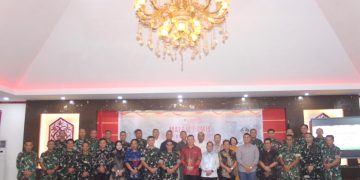 Pisah Sambut Penuh Keakraban, Kasdim 1206/Putussibau Bersama Forkopimda Kapuas Hulu Lepas Tim Satgas Karhutla Mabes TNI