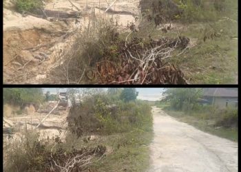 PETI Merusak Jalan Penghubung,Warga Setempat Keluhkan Kerusakan dan Bahaya Jalan untuk Anak Sekolah