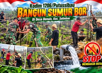 Sumur Bor : Solusi Kekeringan Saat Karhutla di Desa Benuis