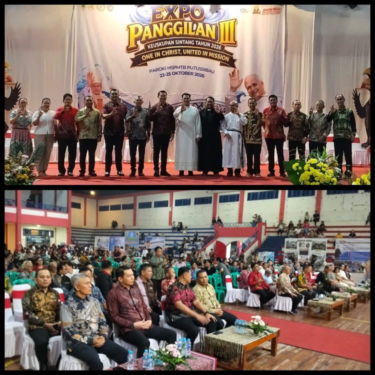 DANDIM 1206/PUTUSSIBAU HADIRI EXPO PANGGILAN III KEUSKUPAN SINTANG TAHUN 2026