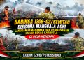 Babinsa Koramil 1206-02/Semitau Bersama Manggala Agni Lakukan Pemadaman dan Pembasahan Lahan Bekas Karhutla di Desa Kenerak